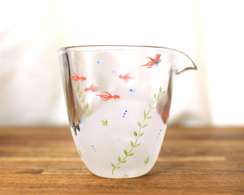 金魚の片口フリーカップガラス（単品） | 6枚目