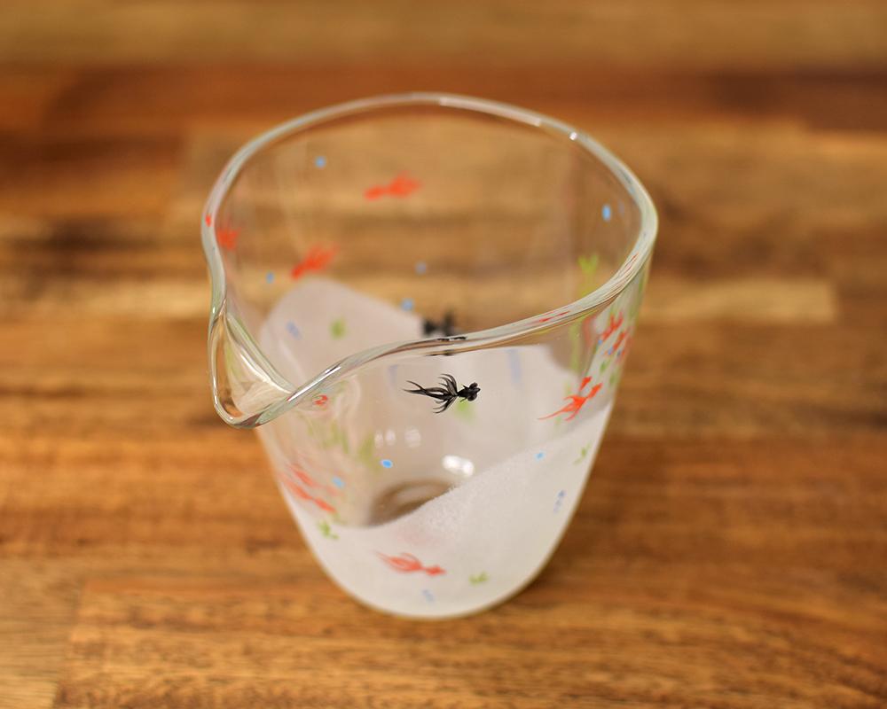 金魚の片口フリーカップガラス（単品） | 8枚目