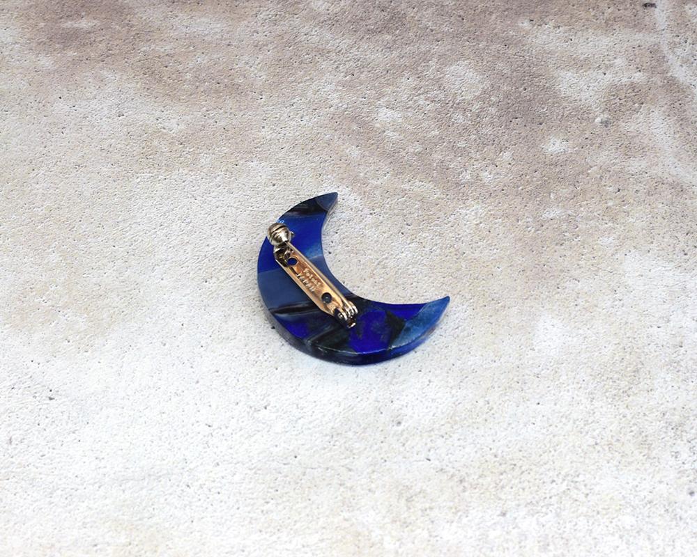 青い月のガラスブローチ | 10枚目