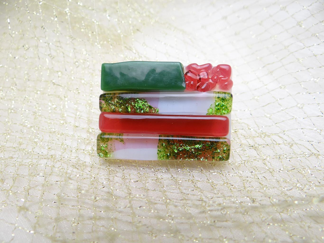 うららかガラスの帯留め | 2枚目