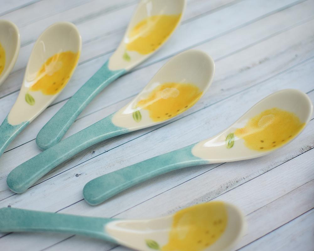 レモン×ブルーのスプーン | 3枚目