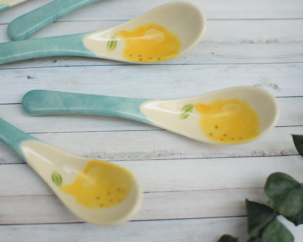 レモン×ブルーのスプーン | 4枚目