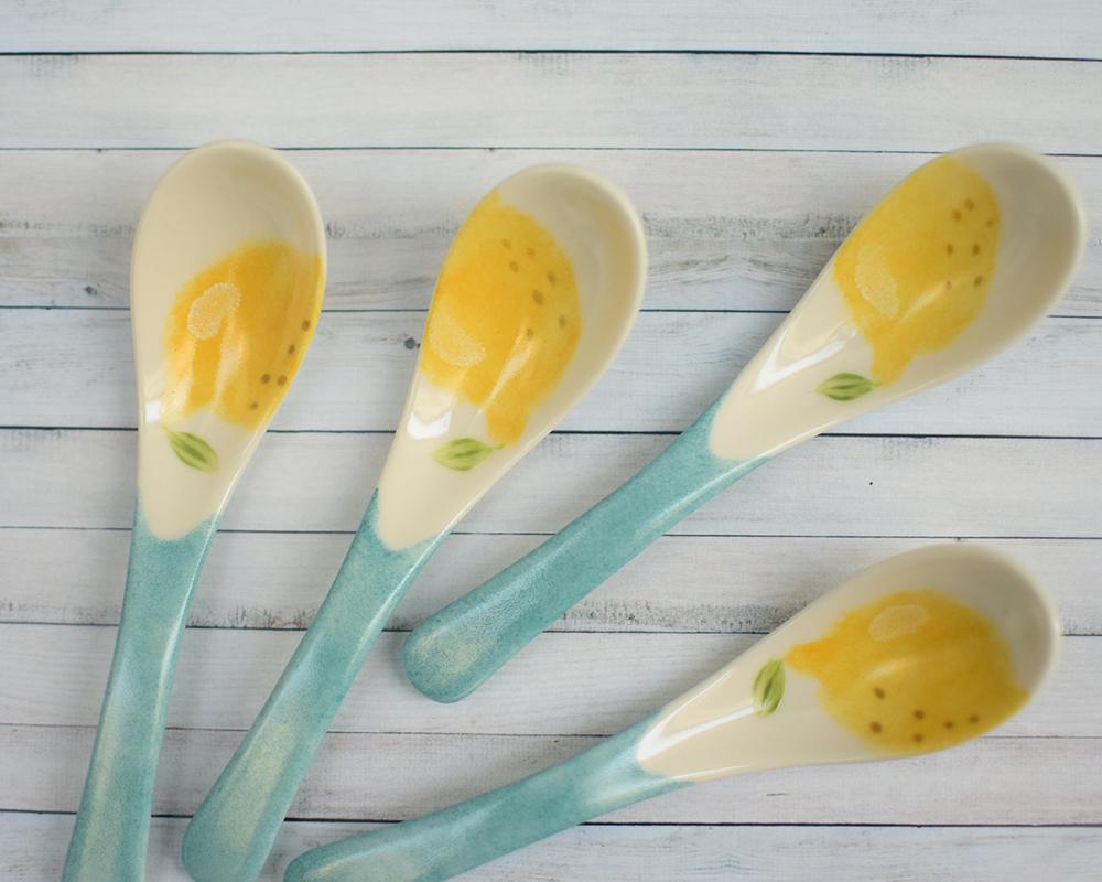 レモン×ブルーのスプーン | 5枚目