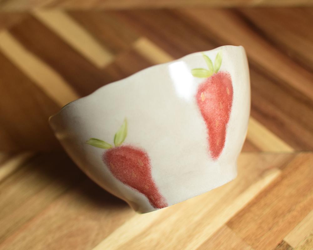 いちご×ベージュのフラワーボウル | 7枚目