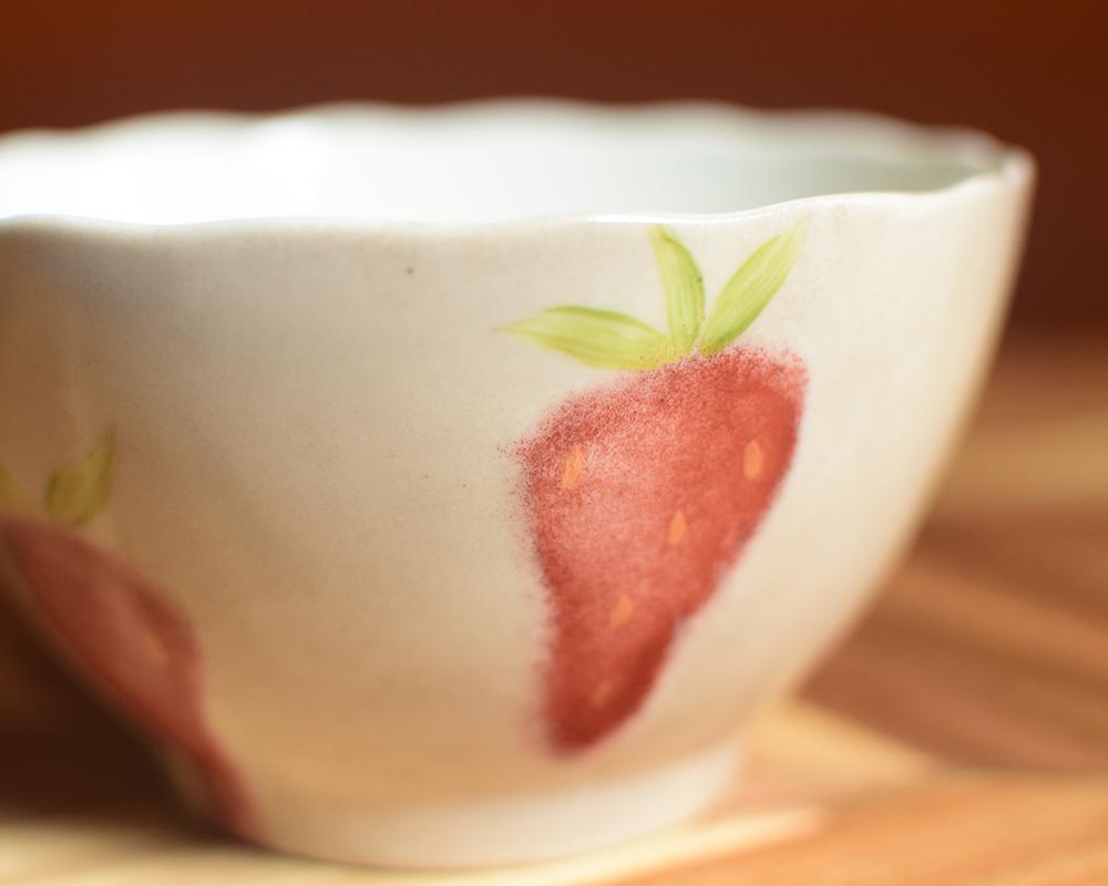 いちご×ベージュのフラワーボウル | 8枚目
