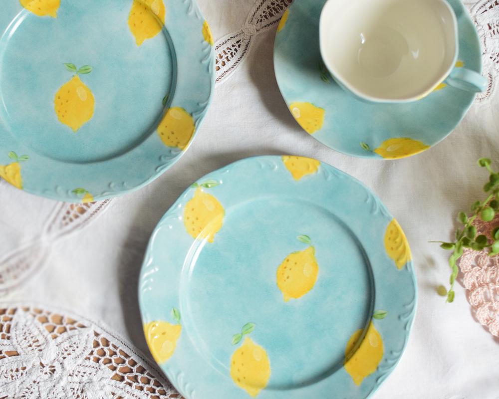 レモン×ブルーのスイートプレート | 3枚目