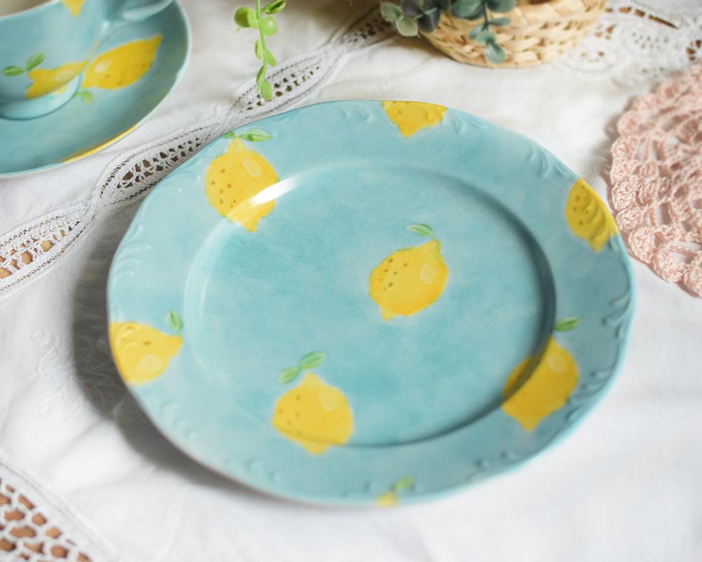 レモン×ブルーのスイートプレート | 6枚目