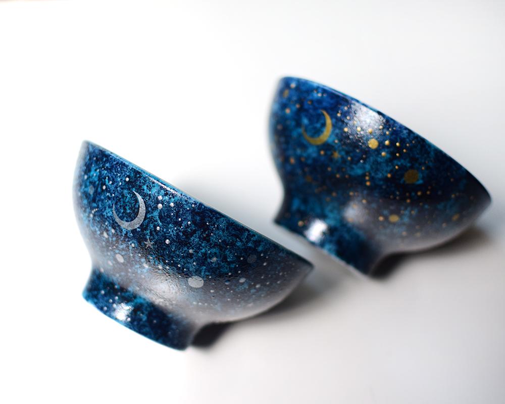 夜空と三日月茶碗（シルバー/ゴールド）単品 | 16枚目