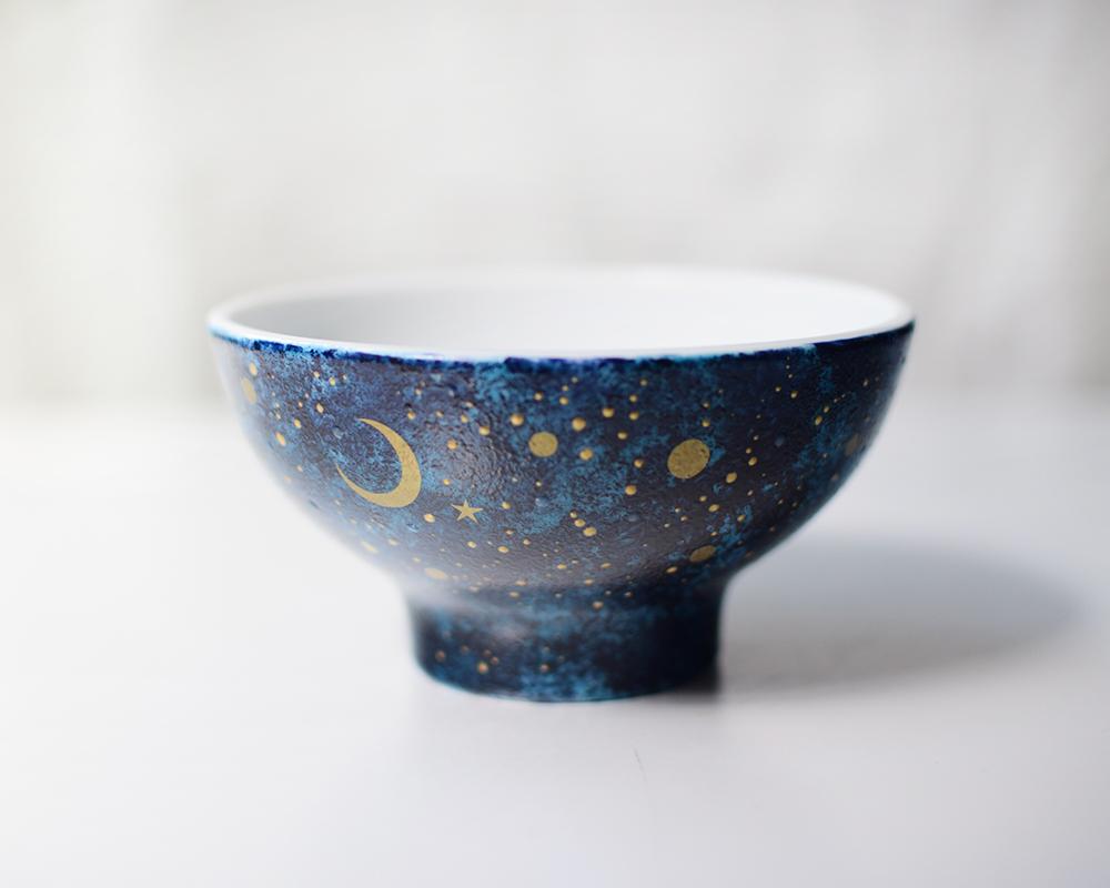 夜空と三日月茶碗（シルバー/ゴールド）単品 | 5枚目
