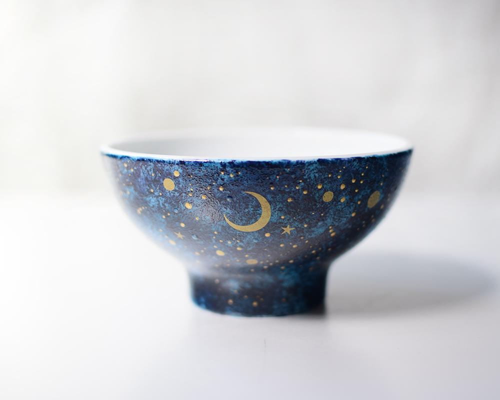 夜空と三日月茶碗（シルバー/ゴールド）単品 | 8枚目