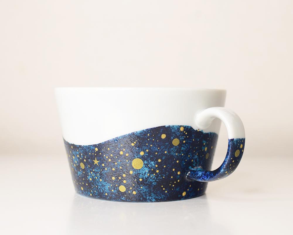 夜空と三日月のスープカップ（シルバー/ゴールド）単品 | 11枚目