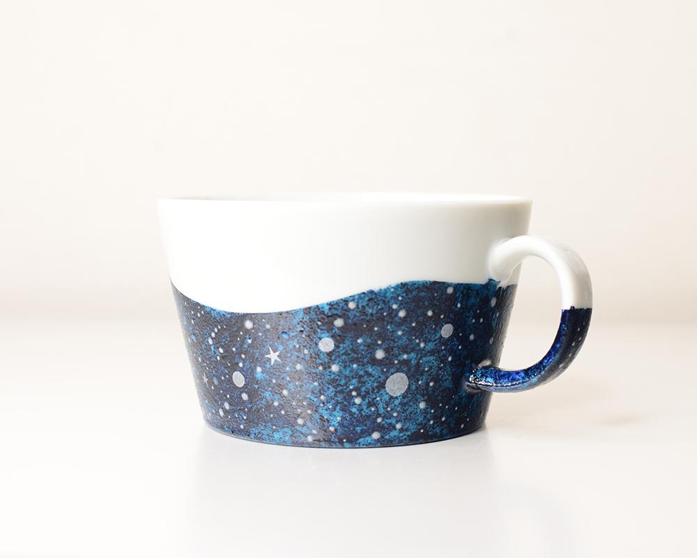 夜空と三日月のスープカップ（シルバー/ゴールド）単品 | 15枚目