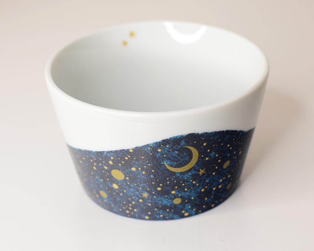 夜空と三日月のスープカップ（シルバー/ゴールド）単品 | 8枚目