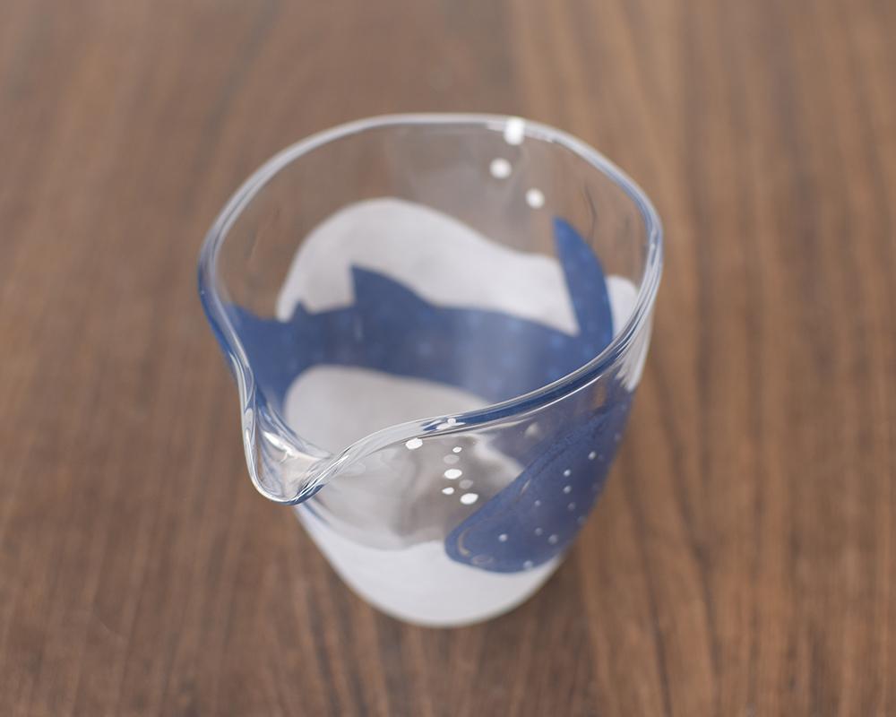 ジンベエザメの片口フリーカップガラス（単品） | 10枚目