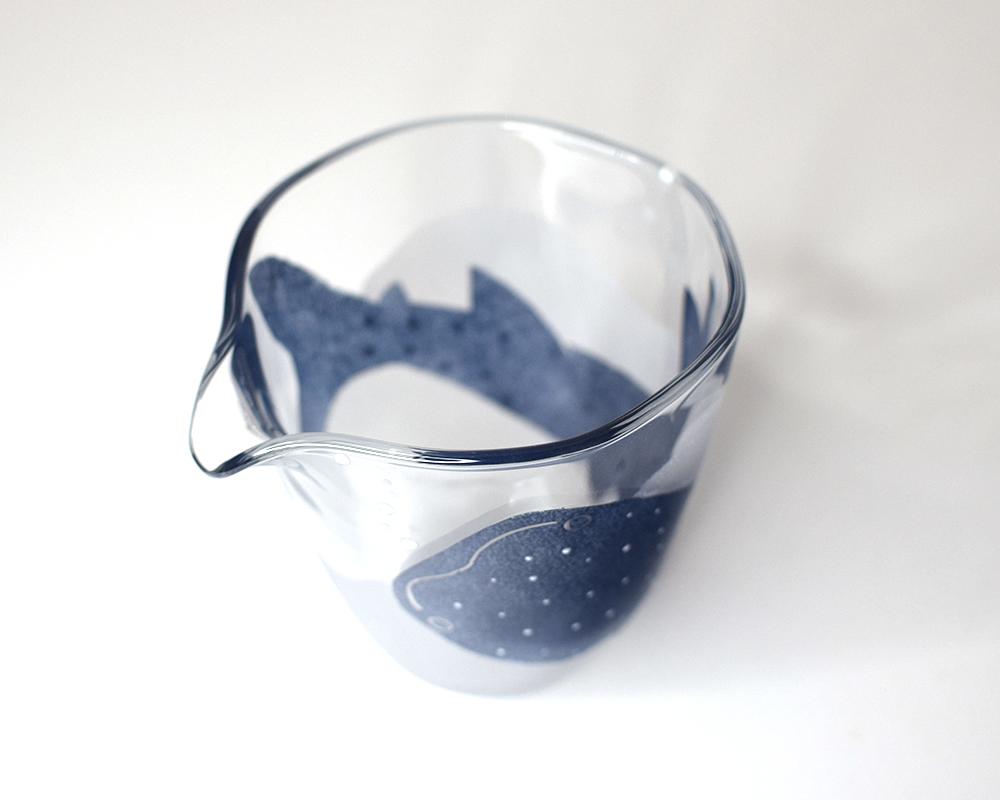 ジンベエザメの片口フリーカップガラス（単品） | 3枚目