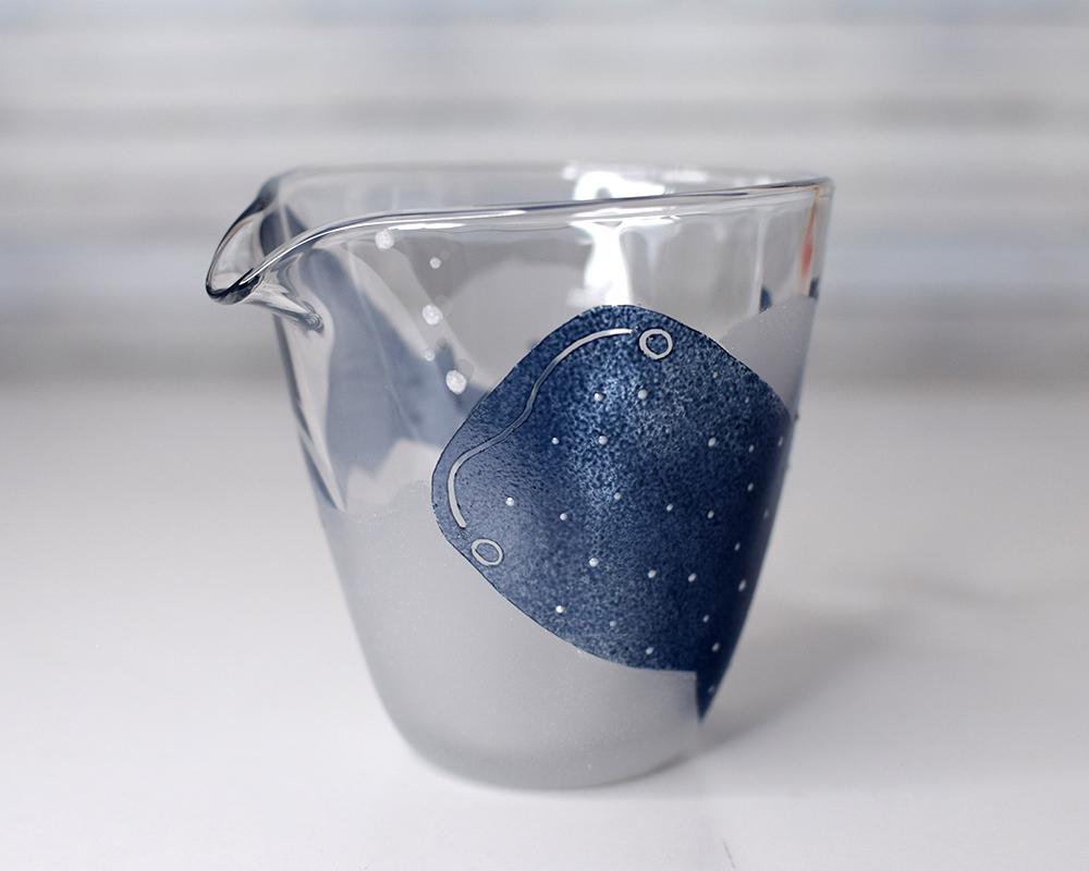 ジンベエザメの片口フリーカップガラス（単品） | 4枚目