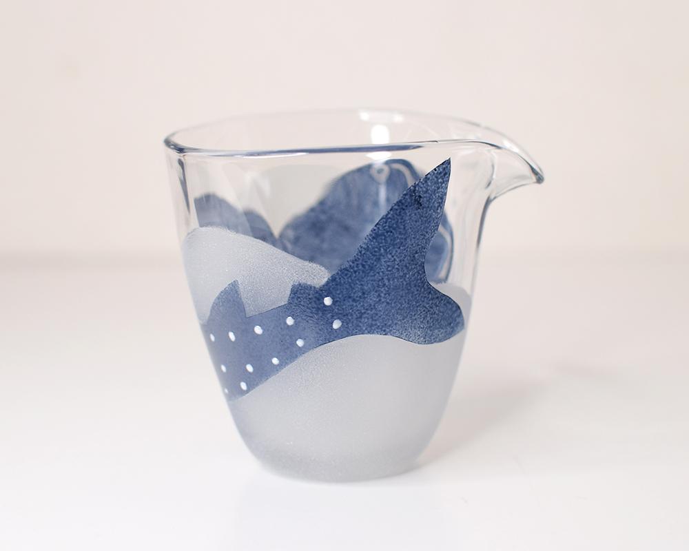 ジンベエザメの片口フリーカップガラス（単品） | 6枚目