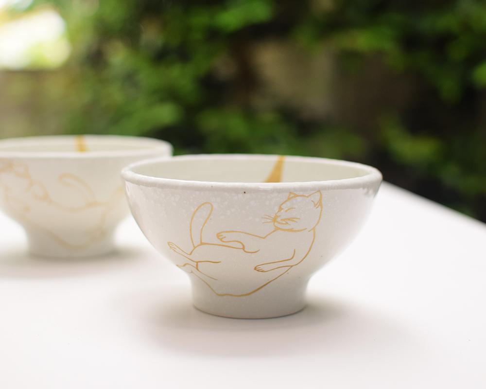 おひるね猫さん茶碗（単品） | 2枚目