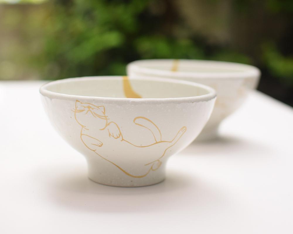 おひるね猫さん茶碗（単品） | 3枚目