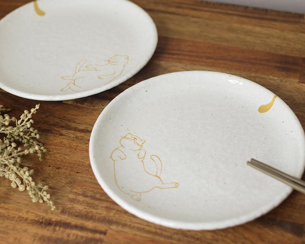 おひるね猫さんプレート（単品） | 4枚目