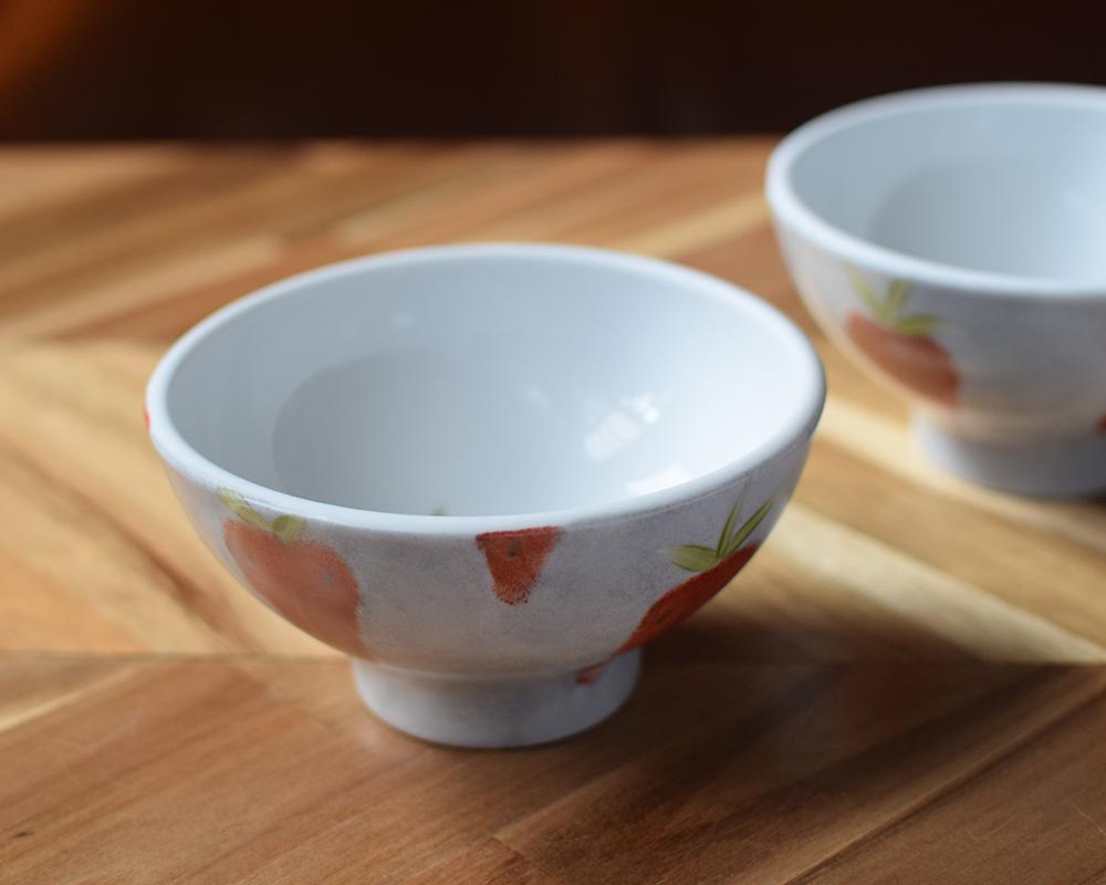 いちご×グレ－茶碗（単品） | 3枚目