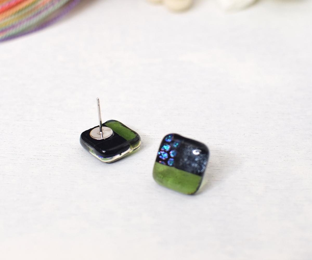 雅ガラススクエア（ピアス/イヤリング） | 12枚目