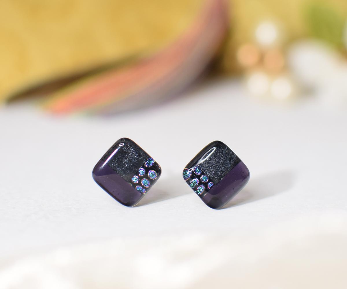 雅ガラススクエア（ピアス/イヤリング） | 4枚目