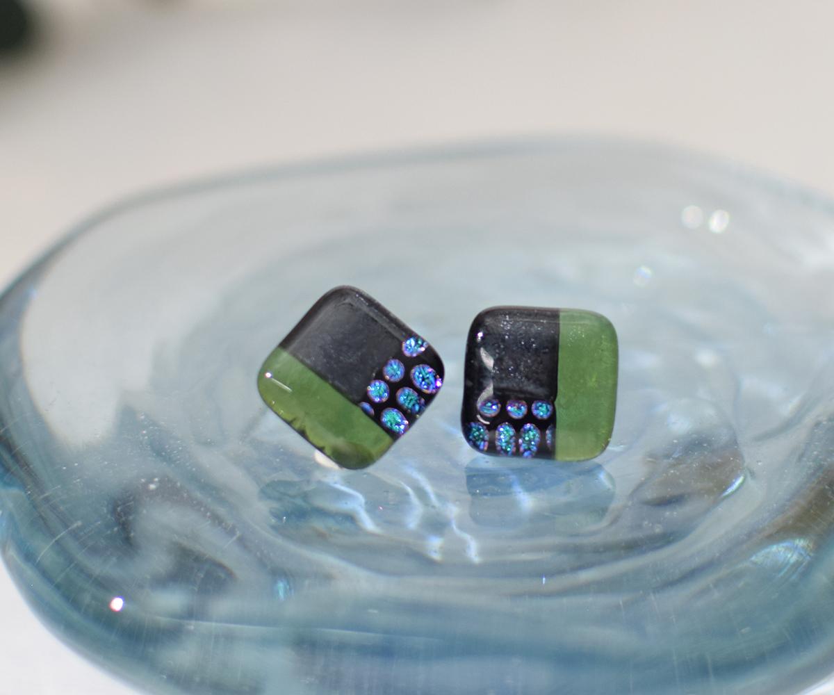雅ガラススクエア（ピアス/イヤリング） | 6枚目