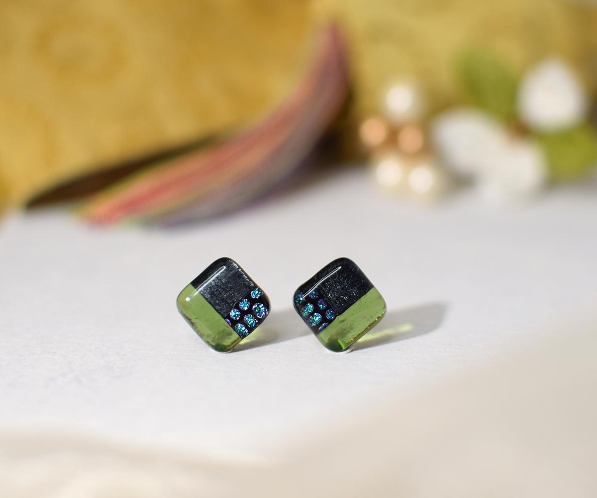 雅ガラススクエア（ピアス/イヤリング） | 7枚目
